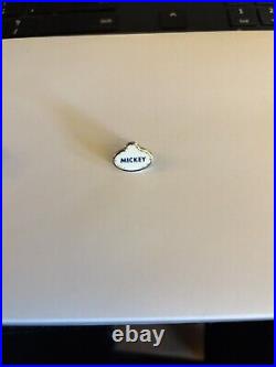 Disney Tiny Kingdom Mickey Mouse Name Tag Badge Pin 3rd Edition Series 1