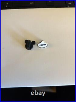 Disney Tiny Kingdom Mickey Mouse Name Tag Badge Pin 3rd Edition Series 1