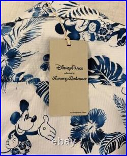 Disney Tommy Bahama Mickey Mouse Aloha Button Shirt Men Size L Brand New