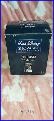 Disney Traditional Showcase Mickey Mouse Fantasia 3d Marquee Figure limited