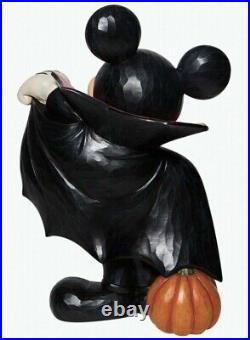 Disney Traditions 17 Inch Halloween Vampire Mickey Mouse Greeter Jim Shore NEW
