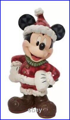 Disney Traditions 17 Inch Mickey Mouse Christmas Greeter Decoration Jim Shore