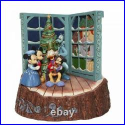 Disney Traditions Carved By Heart Mickey Mouse Christmas Carol Figurine 6007060