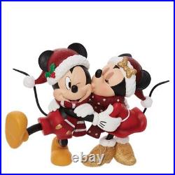 Disney Traditions Christmas Mickey & Minnie Mouse Kiss 22cm Figurine Ornament