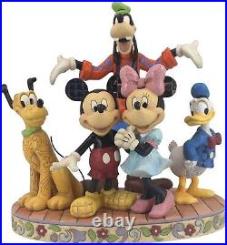 Disney Traditions Fab Five Mickey Minnie Pluto Donald and Goofy Figurine