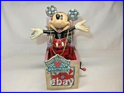 Disney Traditions Figure Mickey Mouse In The Box Jim Shore 4027950 with Tag