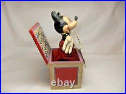 Disney Traditions Figure Mickey Mouse In The Box Jim Shore 4027950 with Tag