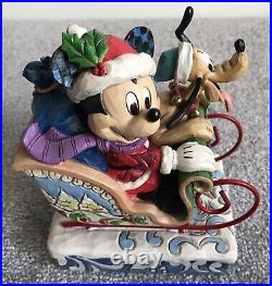 Disney Traditions Jim Shore Laughing All The Way Musical Figurine 4052003