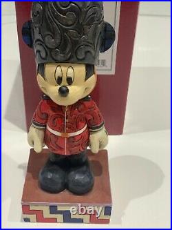 Disney Traditions Jim Shore Mickey Greetings from England boxed