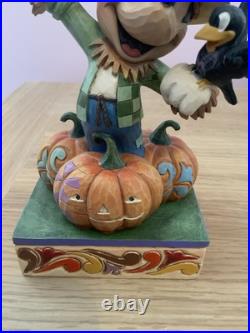 Disney Traditions Jim Shore Mickey Mouse Harvest Scarecrow Boxed