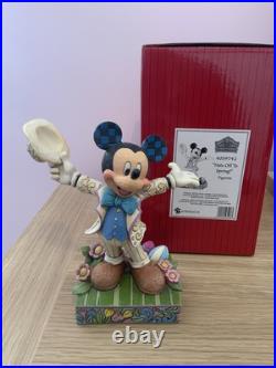 Disney Traditions Jim Shore Mickey Mouse Hats off To Spring Boxed