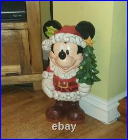 Disney Traditions Jim Shore Mickey Mouse Old St. Mick Christmas Ornament 17 Inch
