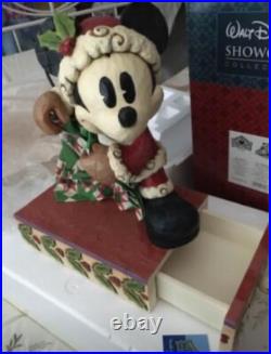 Disney Traditions Large Mickey Mouse, Santa, Rare, Jim shore, Figurine, Statue