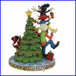 Disney Traditions Merry Tree Trimming Fab 5 Decorating Tree with Light up
