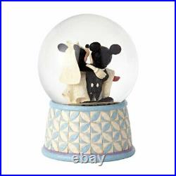 Disney Traditions Mickey & Minnie Wedding Waterball Happily Ever After