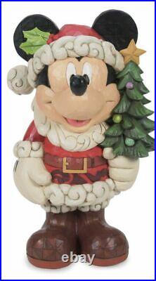 Disney Traditions Mickey Mouse Old St. Mick Christmas Santa Greeter Jim Shore