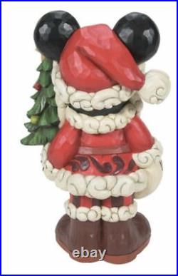 Disney Traditions Mickey Mouse Old St. Mick Christmas Santa Greeter Jim Shore