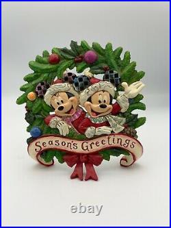 Disney Traditions Mickey Mouse Seasons Greeting Figurine NO BOX 4027945