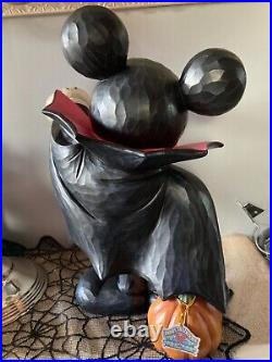 Disney Traditions Mickey Mouse Vampire Figurine Big Fig Jim Shore New