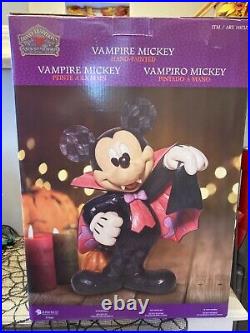 Disney Traditions Mickey Mouse Vampire Figurine Big Fig Jim Shore New