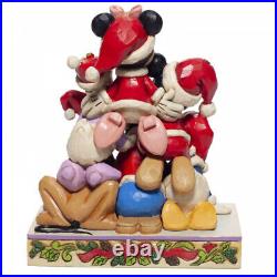 Disney Traditions Mickey Piled High with Holiday Cheer Christmas Figure 6007063