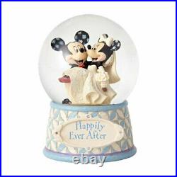 Disney Traditions Mickey and Minnie Wedding Waterball Happily Ever After