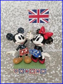 Disney Traditions, Patriotic, Mickey & Minnie UK, Figurine