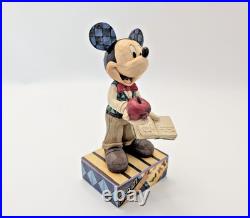 Disney Traditions Showcase Mickey Mouse Class Act Figurine Jim Shore 4049634
