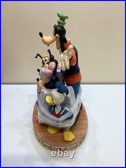Disney Traditions The Gangs All Here Figurine Large Ornament Mickey Mouse NEW