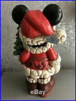 Disney Traditions old St. Mick, 17 Inch, Jim Shore designed festive Mickey mouse