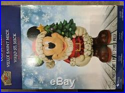 Disney Traditions old St. Mick, 17 Inch, Jim Shore designed festive Mickey mouse