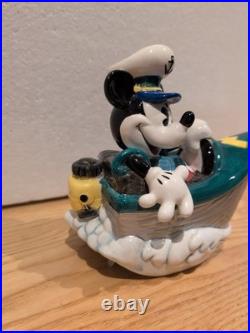 Disney Vintage Mickey Mouse Anchors Aweigh Musical Figurine Fully Working VGC
