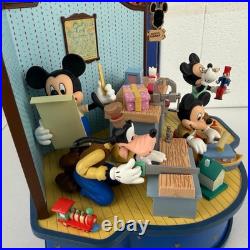 Disney Vintage Mickey Mouse Schmid Music Box Whistle While You Work 48453