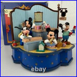 Disney Vintage Mickey Mouse Schmid Music Box Whistle While You Work 48453