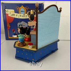 Disney Vintage Mickey Mouse Schmid Music Box Whistle While You Work 48453