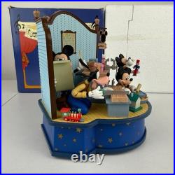 Disney Vintage Mickey Mouse Schmid Music Box Whistle While You Work 48453