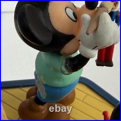 Disney Vintage Mickey Mouse Schmid Music Box Whistle While You Work 48453