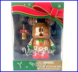 Disney Vinylmation 3 Japan Tokyo Christmas Gingerbread Man Mickey Mouse 2012