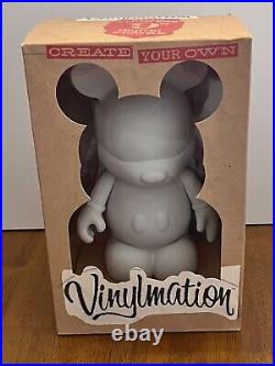 Disney Vinylmation Create Your Own Blank White Mickey Mouse NIB RARE Custom 9