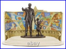 Disney Walt & Mickey Mouse Partners Statue Collectible Figurine Adventure World