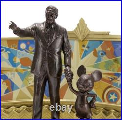 Disney Walt & Mickey Mouse Partners Statue Collectible Figurine Adventure World