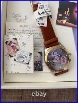Disney Walt and Mickey Mouse Walts Journal Watch LE 199/3000