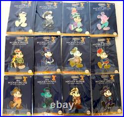 Disney World 50th Anniversary Mickey Mouse Main Attraction Pin Set 1-12 New 2022
