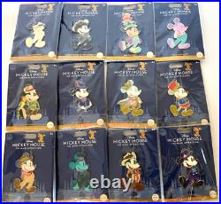 Disney World 50th Anniversary Mickey Mouse Main Attraction Pin Set 1-12 New 2022