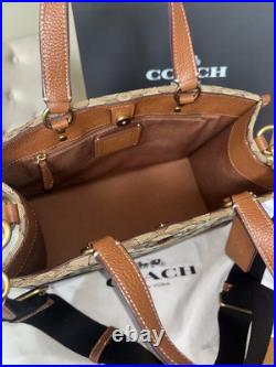 Disney X Coach Dempsey Bag In Signature Jacquard With Mickey Mouse Print