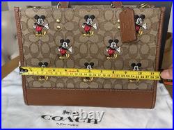 Disney X Coach Dempsey Bag In Signature Jacquard With Mickey Mouse Print