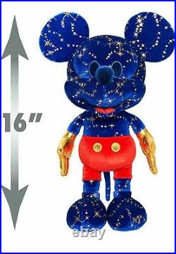 Disney Year of the Mouse Collector Mickey Mouse 15Inch Plush Fantasia Dented Box