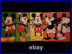 Disney characters WCF HISTORY of MICKEY MOUSE 2016 BANPRESTO JAPAN RARE 5PC BNIB