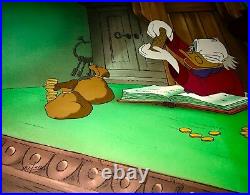 Disney mickeys christmas carol cel scrooge mcduck rare animation edition cell