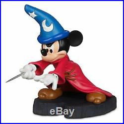 Disney parks mickey mouse sorcerer light up hat statue figurine Big